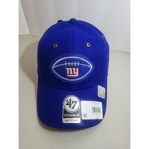 New York Giants Stoney Clover Lane Unisex New Era 47 Hat Blue Adjustable Cap